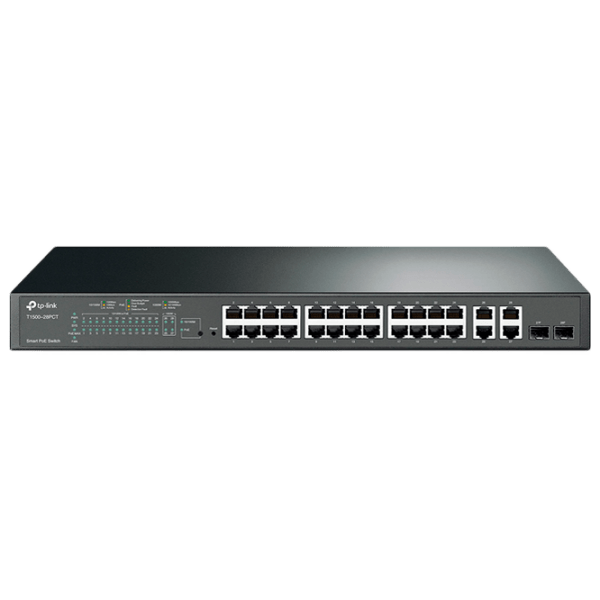 Switch TP-Link T1500-28PCT Black 12.8 Gbit/ s photo 1