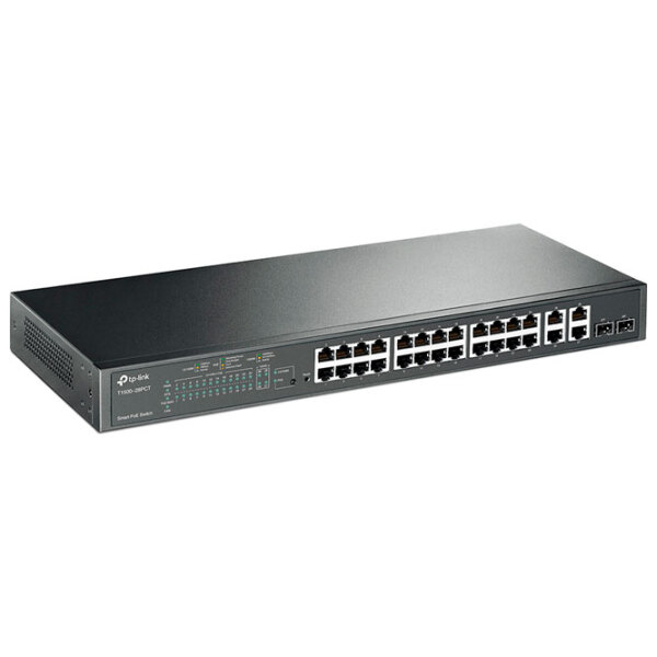 Switch TP-Link T1500-28PCT Black 12.8 Gbit/ s photo 2