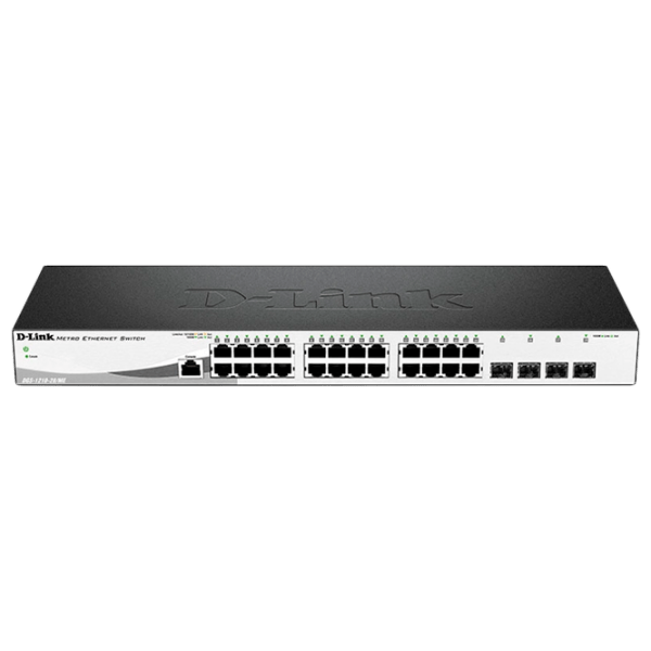 Switch D-Link DGS-1210-28/ ME/ A2B Black 56 Gbit/ s photo 1
