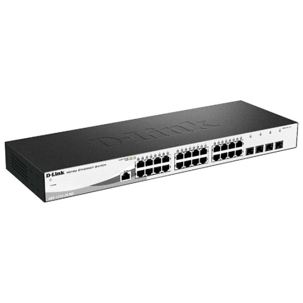 Switch D-Link DGS-1210-28/ ME/ A2B Black 56 Gbit/ s photo 2
