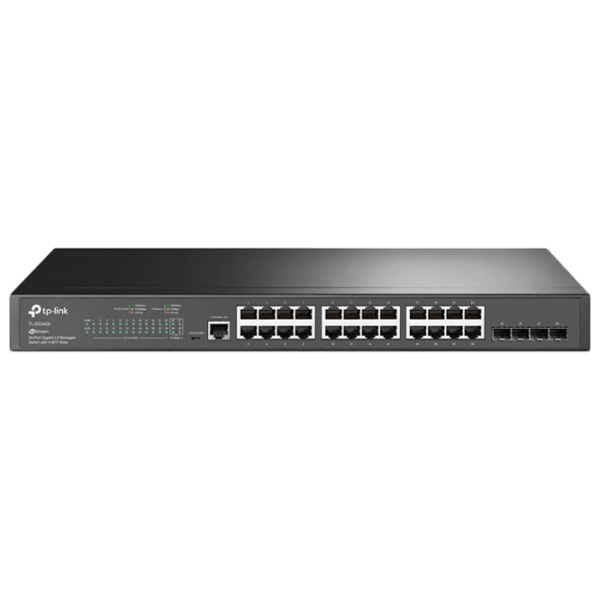 Switch TP-Link TL-SG3428 Black 56 Gbit/ s photo 1
