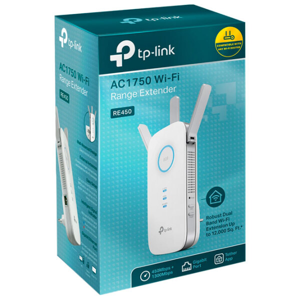 Access Point TP-Link RE450 (1 buc.) White  photo 4