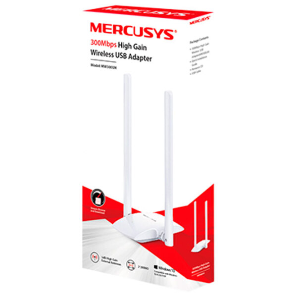 Сетевой адаптер Mercusys MW300UH Белый  photo 2