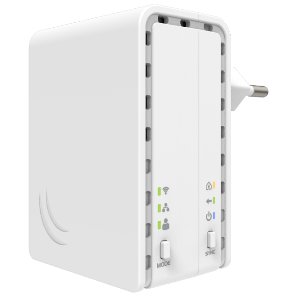 Powerline Mikrotik PWR-LINE AP (1 buc.) White  photo 1