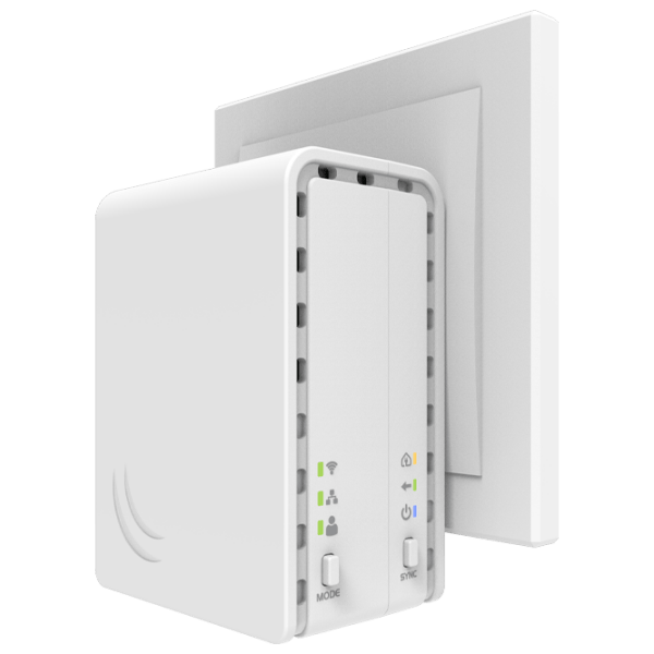 Powerline Mikrotik PWR-LINE AP (1 buc.) White  photo 4