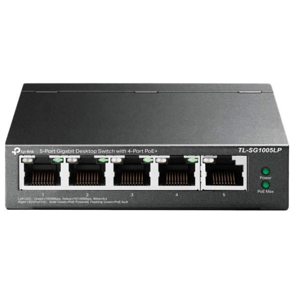 Switch TP-Link TL-SG1005LP Black 10 Gbit/ s photo 1