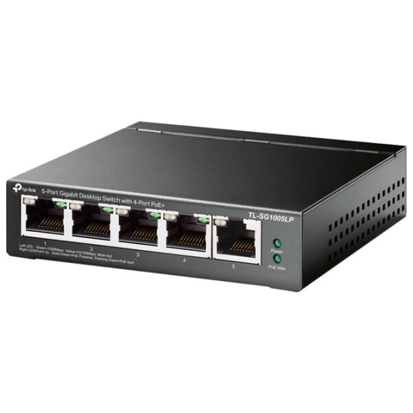 Switch TP-Link TL-SG1005LP Black 10 Gbit/ s photo 2