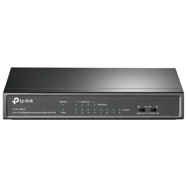 Switch TP-Link TL-SF1008LP Black 1.6 Gbit/ s photo 1