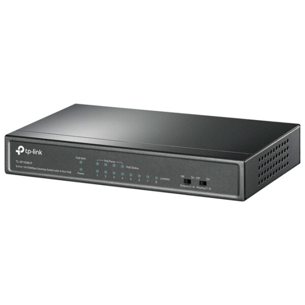 Switch TP-Link TL-SF1008LP Black 1.6 Gbit/ s photo 2