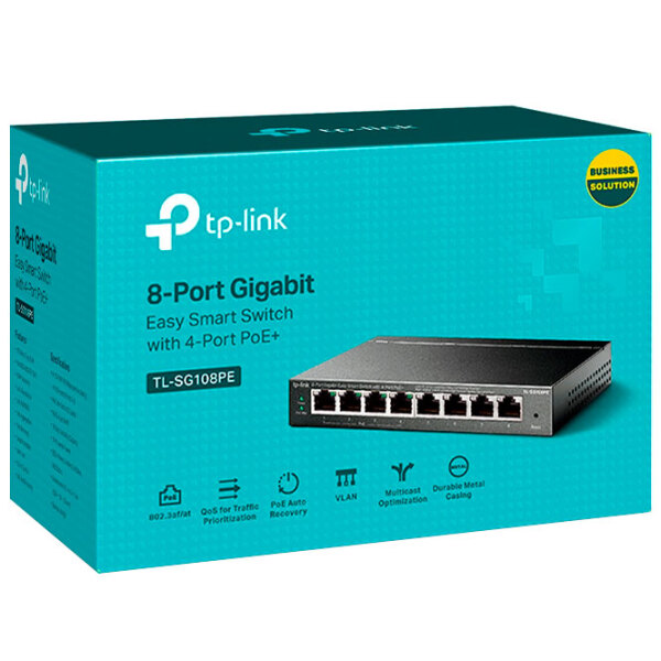 PoE Switch TP-Link TL-SG108PE Black 16 Gbit/ s photo 4