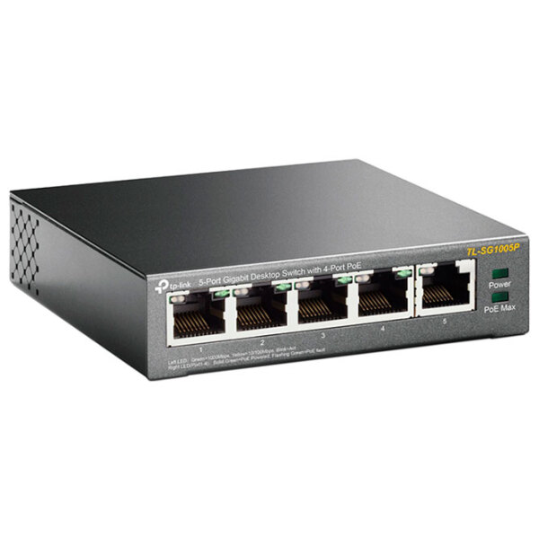 Switch TP-Link TL-SG1005P Black 10 Gbit/ s photo 2