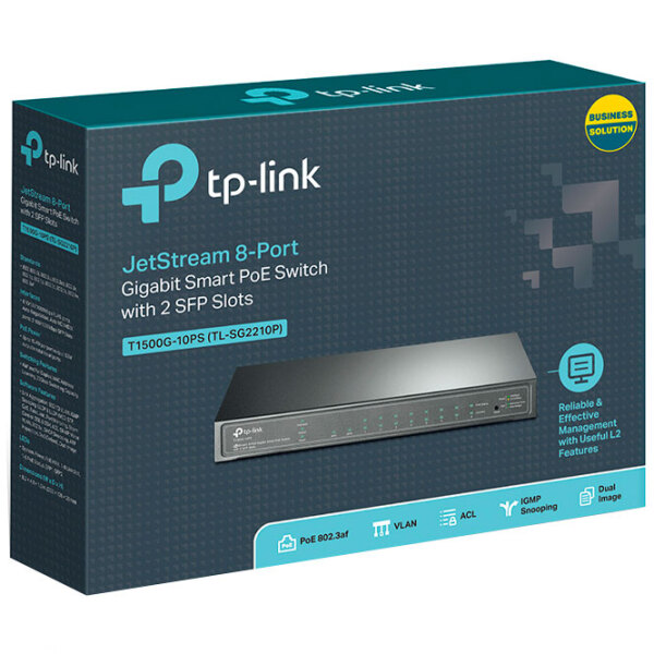 Switch TP-Link TL-SG2210P Gray 20 Gbit/ s photo 4