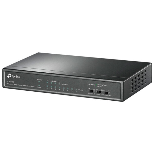 Switch TP-Link TL-SF1008P Black  photo 2