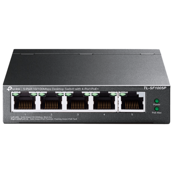 Switch TP-Link TL-SF1005P Black  photo 1