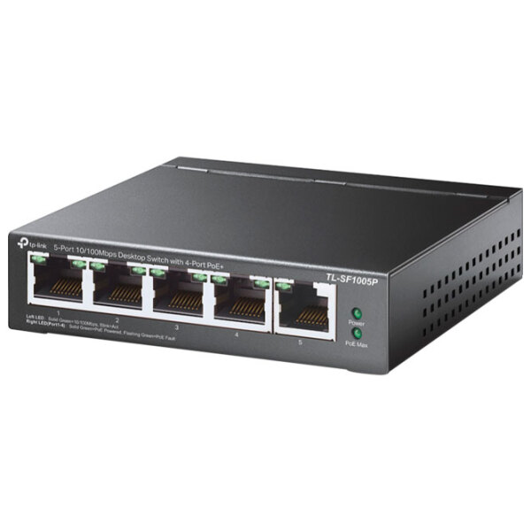 Switch TP-Link TL-SF1005P Black  photo 2
