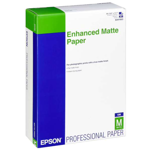 Фотобумага для принтеров Струйный Epson Enhanced Matte Photo Paper 192 г/ м² (250 листов) Белый Матовый photo 1