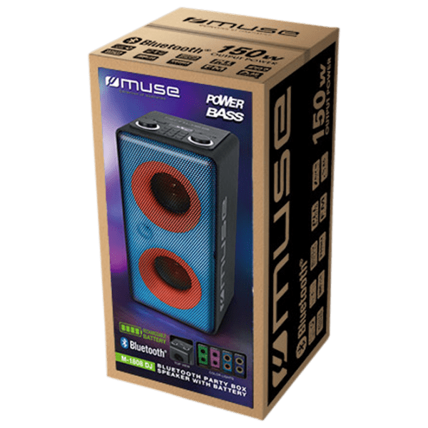 Boxă pentru Party Muse M-1808 DJ Black 150 W photo 3