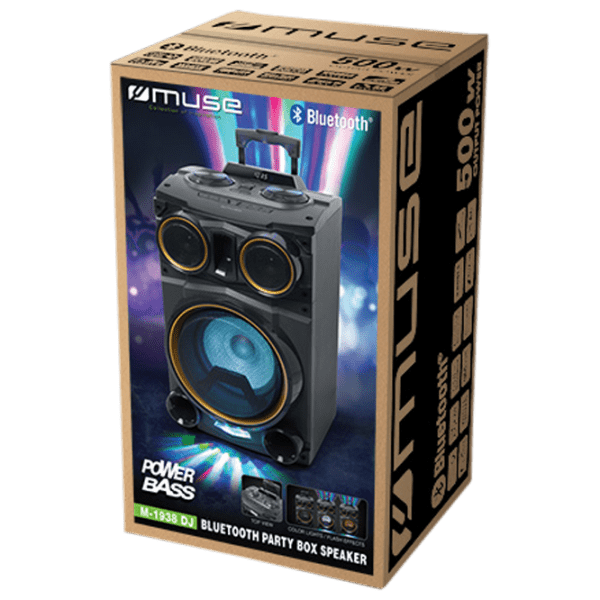 Boxă pentru Party Muse M-1938 DJ Black 500 W photo 4