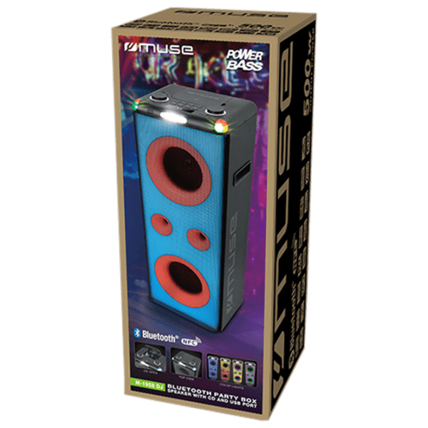 Boxă pentru Party Muse M-1958 DJ Black 500 W photo 4