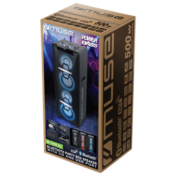 Boxă pentru Party Muse M-1950 DJ Black 500 W photo 4