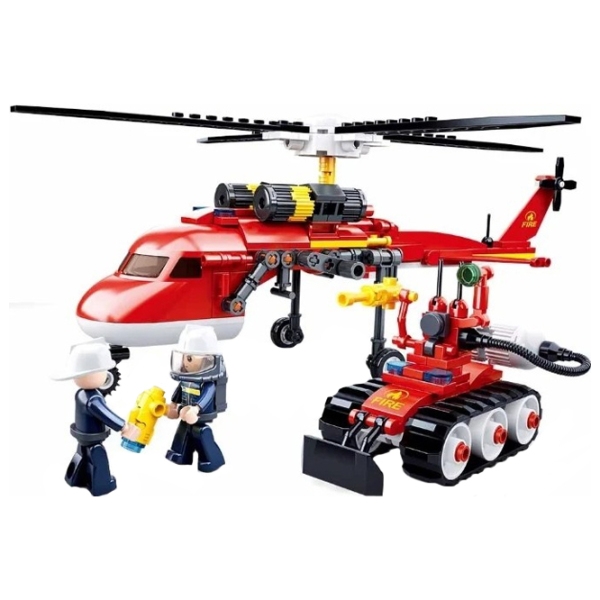 Конструктор Sluban Fire Helicopter Красный Количество деталей 325, 6+ photo 2