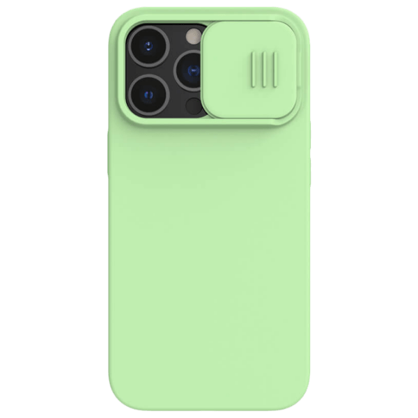 Чехол для смартфона Apple iPhone 13 Pro (CamShield Silky Magnetic) Mint Зелёный Nillkin, TPU, Back photo 1