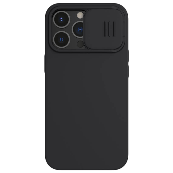Husă pentru smartphone Apple iPhone 13 Pro (CamShield Silky) Black Nillkin, TPU, Back photo 1
