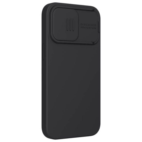 Husă pentru smartphone Apple iPhone 13 Pro (CamShield Silky) Black Nillkin, TPU, Back photo 3
