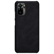 Чехол для смартфона Xiaomi Redmi 10 (QIN) Черный Nillkin, Кожа, Flip Cover