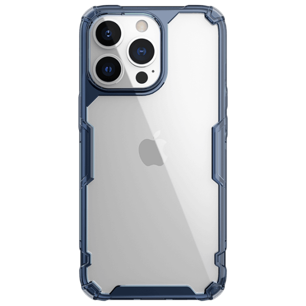 Husă pentru smartphone Apple iPhone 13 Pro (Nature Pro) Transparent Blue Nillkin, PC, Back photo 1