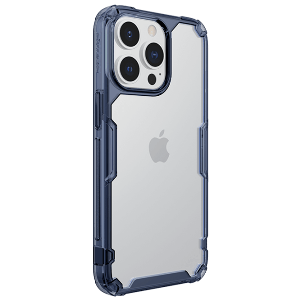 Husă pentru smartphone Apple iPhone 13 Pro (Nature Pro) Transparent Blue Nillkin, PC, Back photo 3