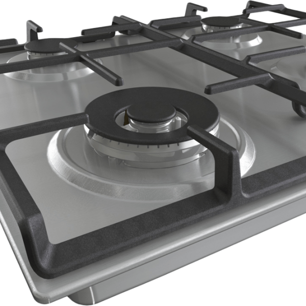 Plită încorporabilă pe gaz Gorenje GW 641 EX Inox Inox, Gratare: Fontă photo 6