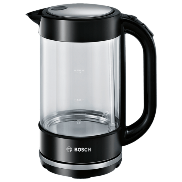 Ceainic electric Bosch TWK70B03 Black 2400 W, 1.7l, Material interior: Sticlă photo 1