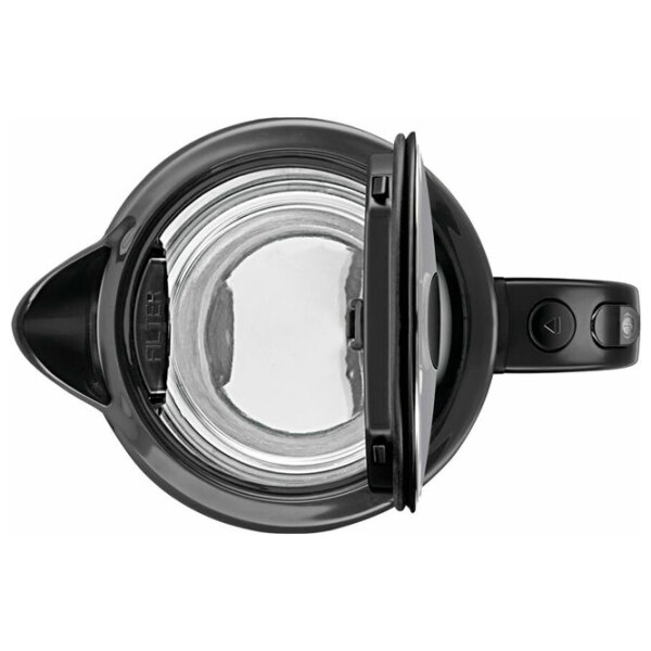 Ceainic electric Bosch TWK70B03 Black 2400 W, 1.7l, Material interior: Sticlă photo 2
