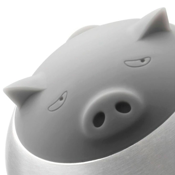 Desfăcător de sticle Circle Joy Piggy Silver  photo 2