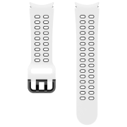 Curelușă Samsung Galaxy Watch 4 ET-SXR86S White Black Silicon