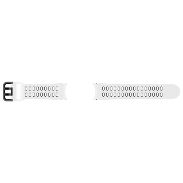 Curelușă Samsung Galaxy Watch 4 ET-SXR86S White Black Silicon photo 2