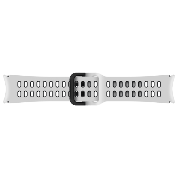 Curelușă Samsung Galaxy Watch 4 ET-SXR86S White Black Silicon photo 3