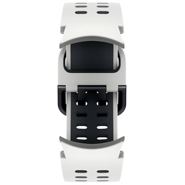 Curelușă Samsung Galaxy Watch 4 ET-SXR86S White Black Silicon photo 4