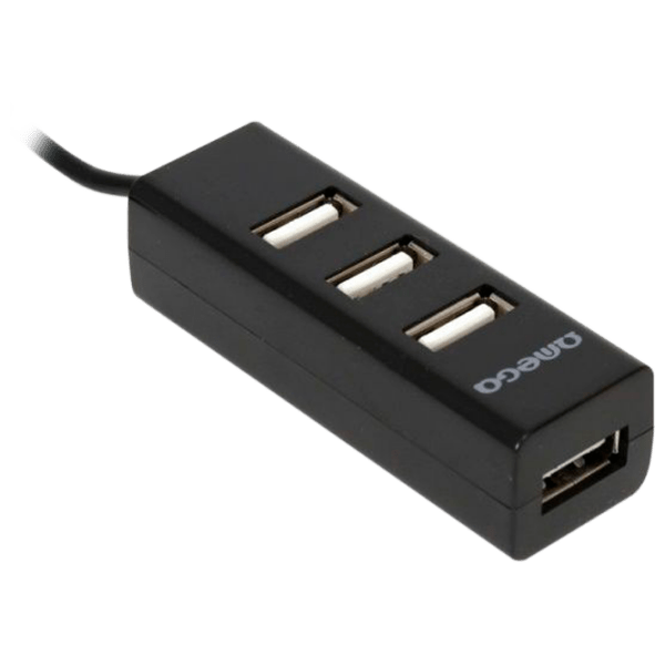 Adapter Omega OUH243B Black USB 2.0 photo 1