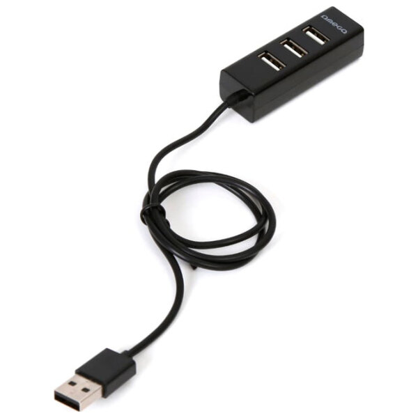 Adapter Omega OUH243B Black USB 2.0 photo 2