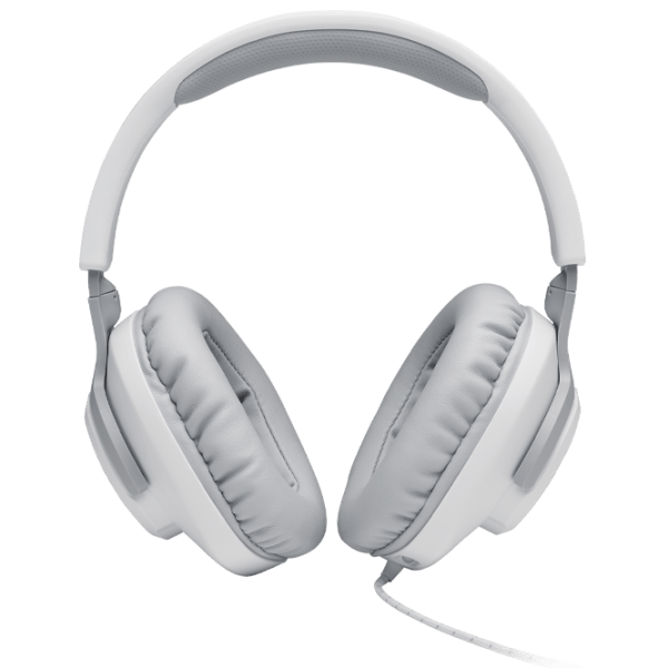 Наушники JBL Quantum 100 Белый Проводная/ Игровой/ Полноразмерные photo 3