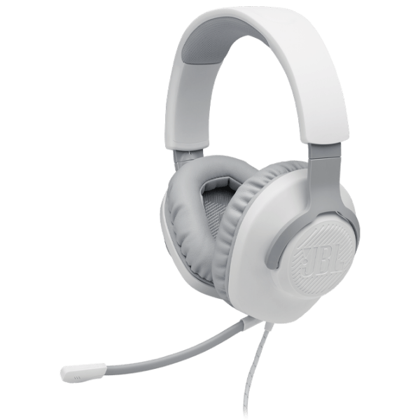 Наушники JBL Quantum 100 Белый Проводная/ Игровой/ Полноразмерные photo 5