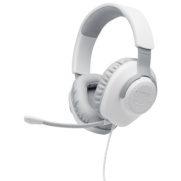 Наушники JBL Quantum 100 Белый Проводная/ Игровой/ Полноразмерные photo 8