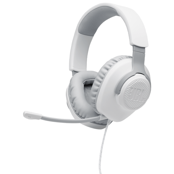 Наушники JBL Quantum 100 Белый Проводная/ Игровой/ Полноразмерные photo 8