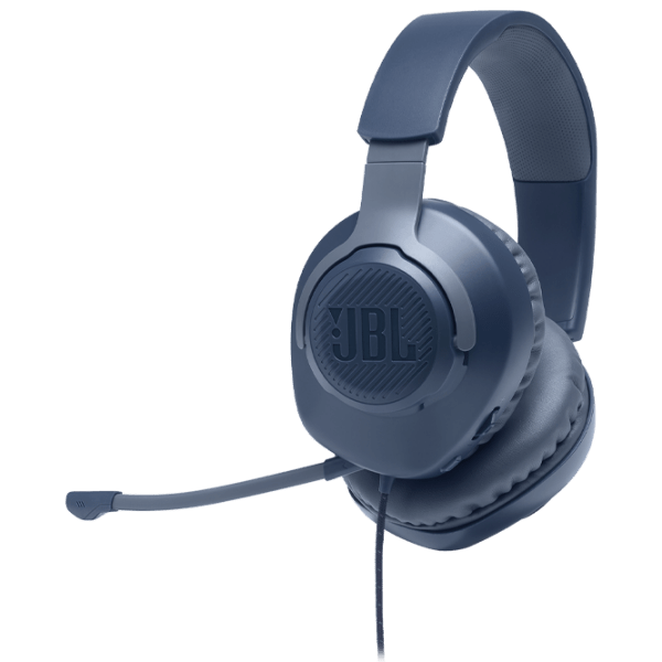 Наушники JBL Quantum 100 Синий Проводная/ Игровой/ Полноразмерные photo 1