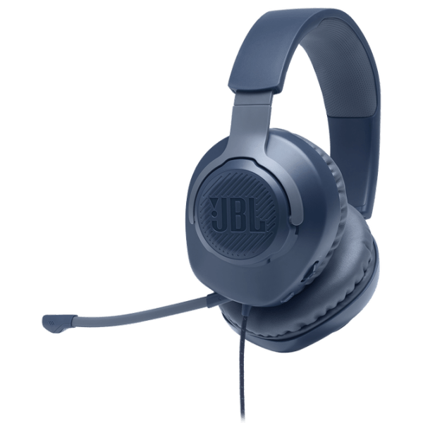 Наушники JBL Quantum 100 Синий Проводная/ Игровой/ Полноразмерные photo 2