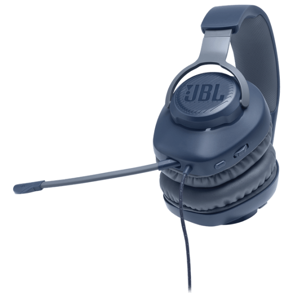 Наушники JBL Quantum 100 Синий Проводная/ Игровой/ Полноразмерные photo 3