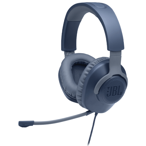 Наушники JBL Quantum 100 Синий Проводная/ Игровой/ Полноразмерные photo 5