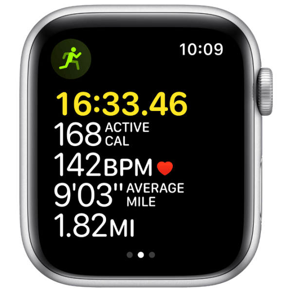 Умные часы Apple Watch SE + GPS (MKQ43) Серебристый, Abyss Blue Sport 1.78" | 40 мм | Алюминий/ Фторэластомер
| MKQ43 photo 3